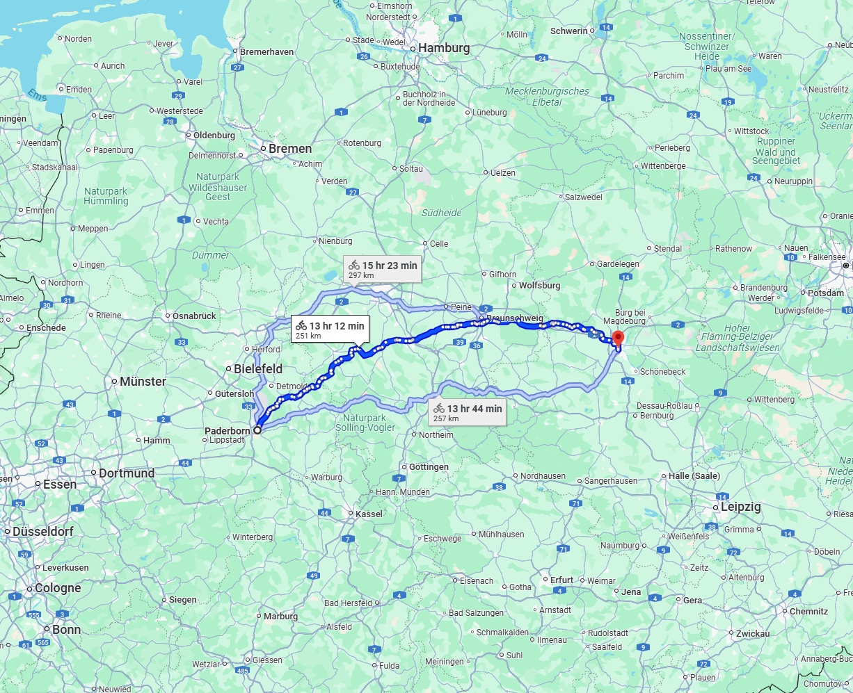 Anreise von Paderborn Zu Magdeburg Über 