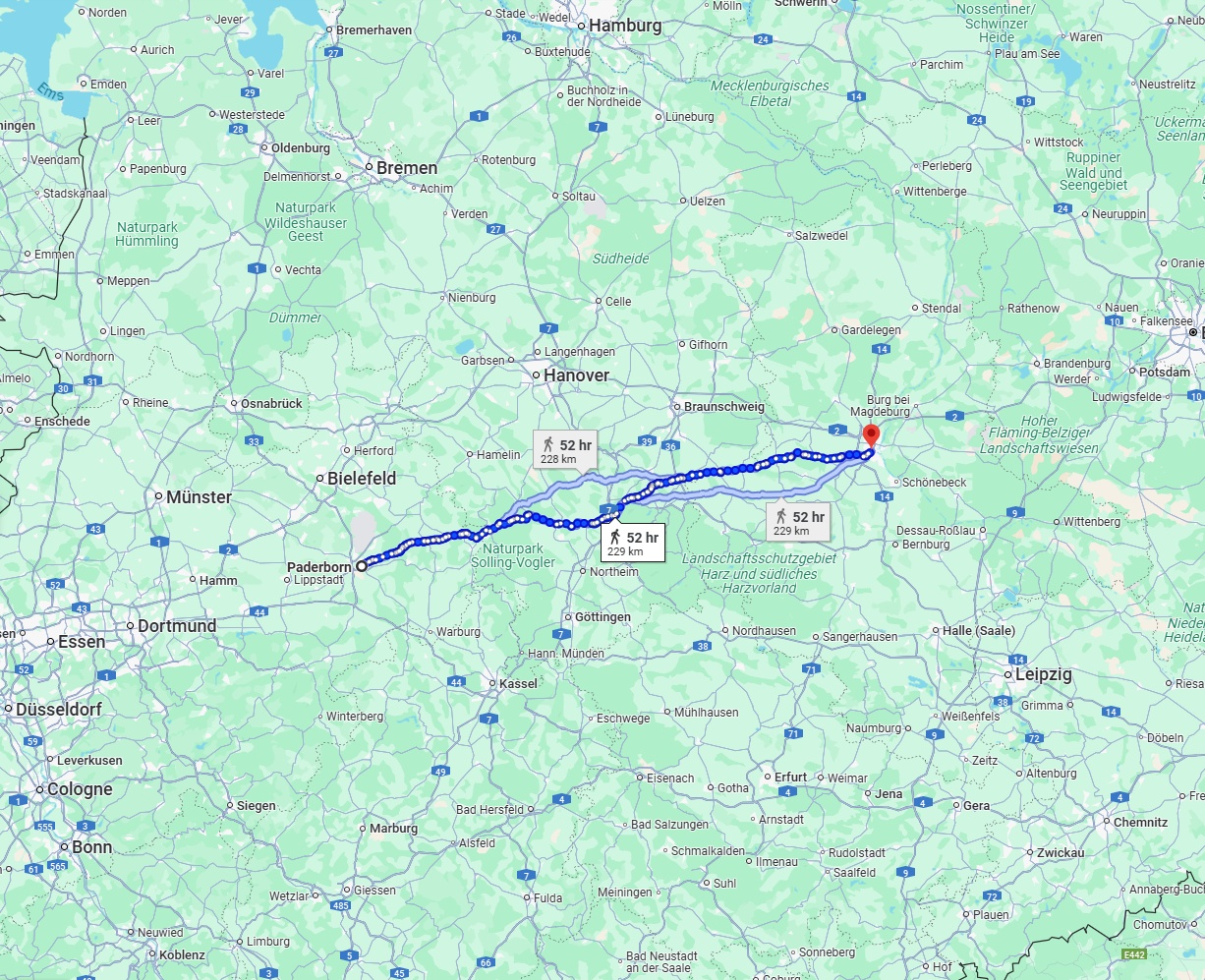 Anreise von Paderborn Zu Magdeburg Über 