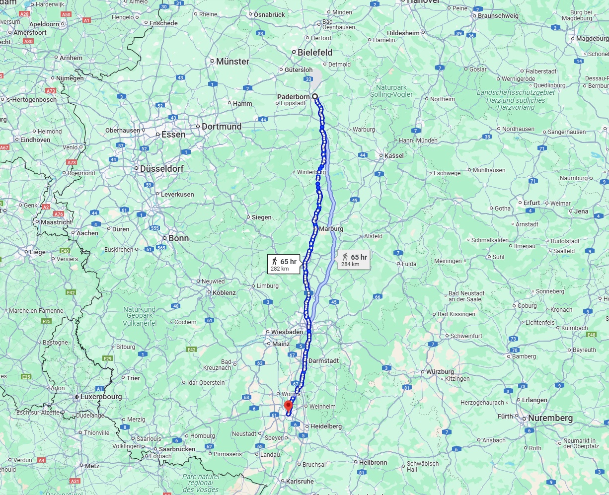 Anreise von Paderborn Zu Mannheim Über 