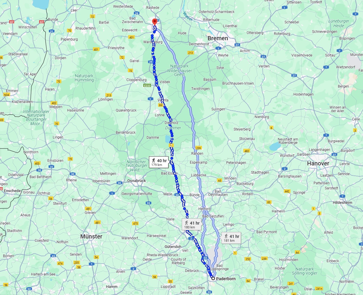 Anreise von Paderborn Zu Oldenburg Über 