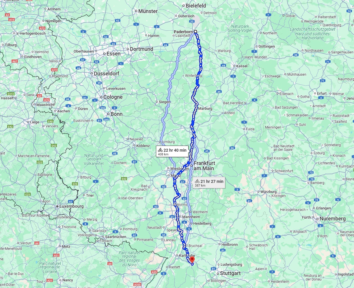 Anreise von Paderborn Zu Pforzheim Über 