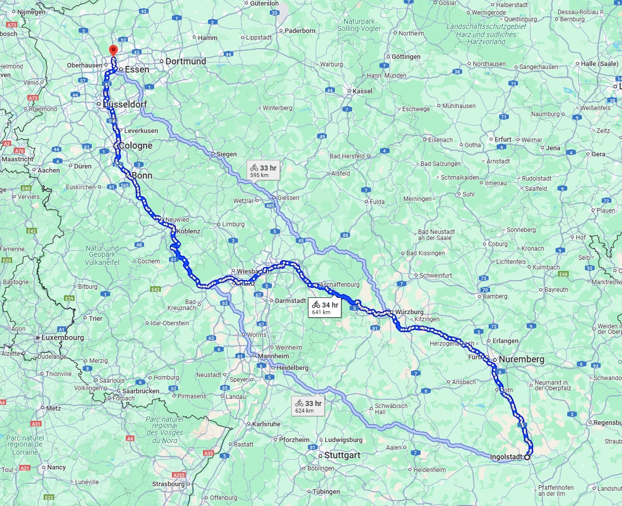 Anreise von Ingolstadt Zu Bottrop Über 