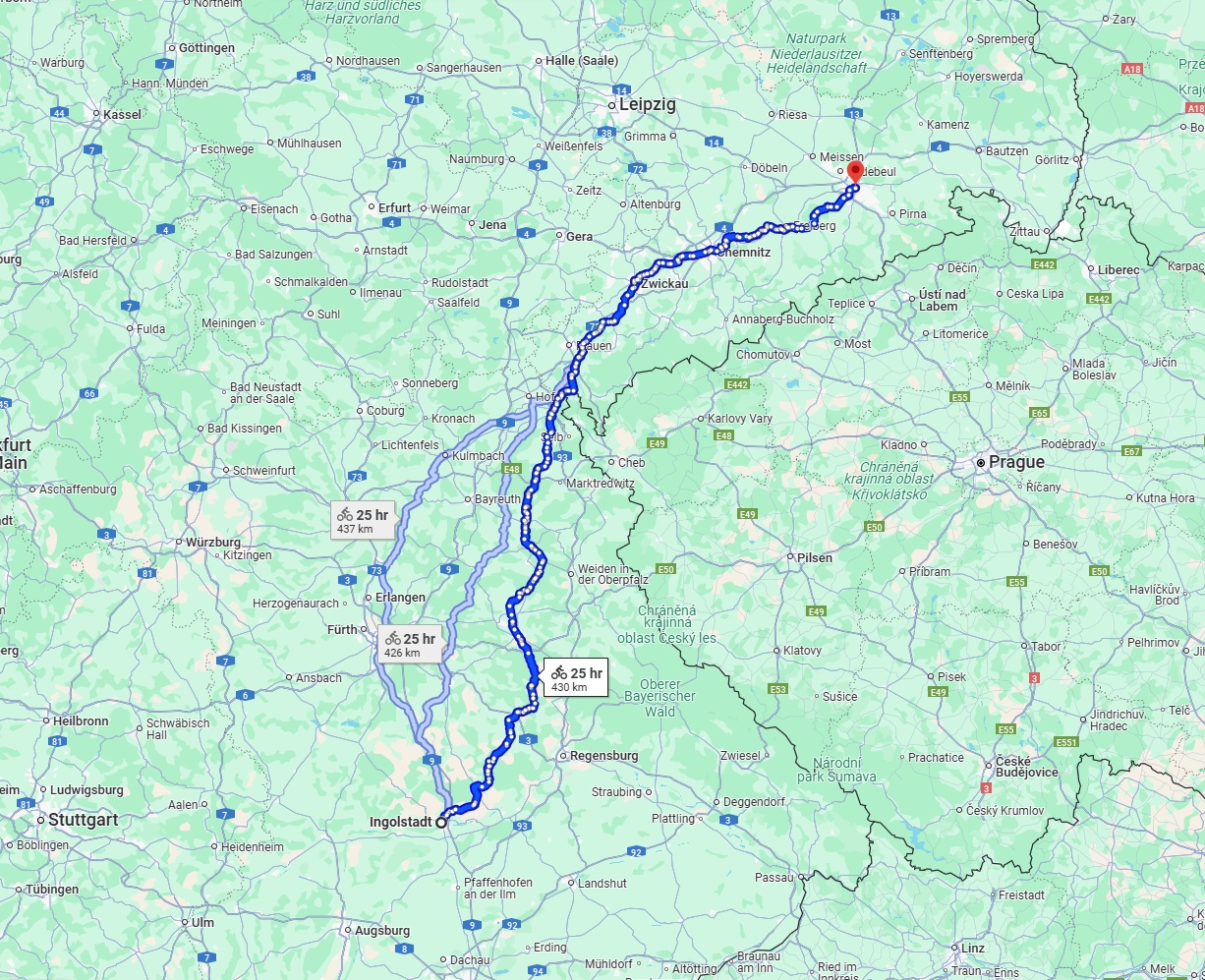 Anreise von Ingolstadt Zu Dresden Über 