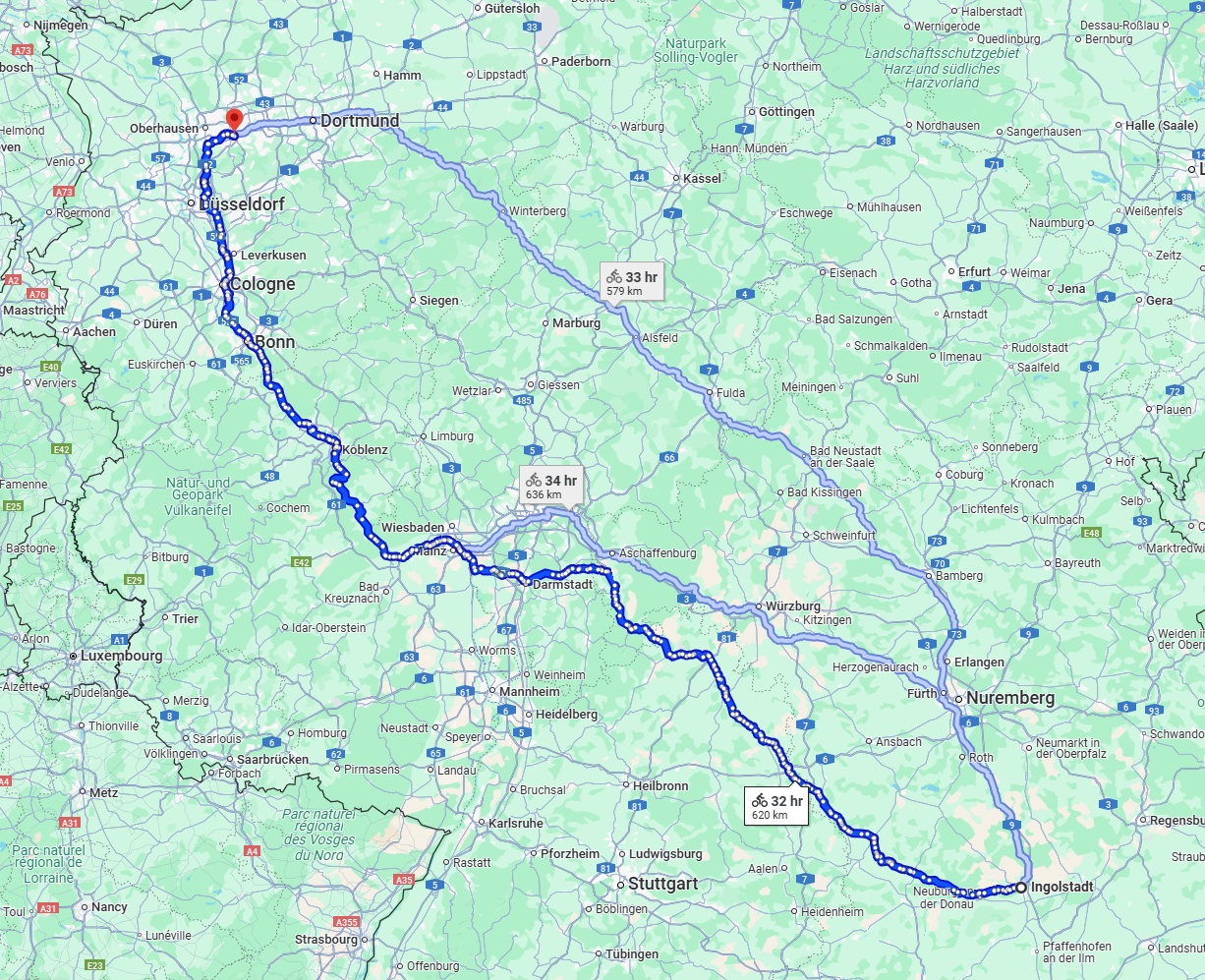 Anreise von Ingolstadt Zu Essen Über 