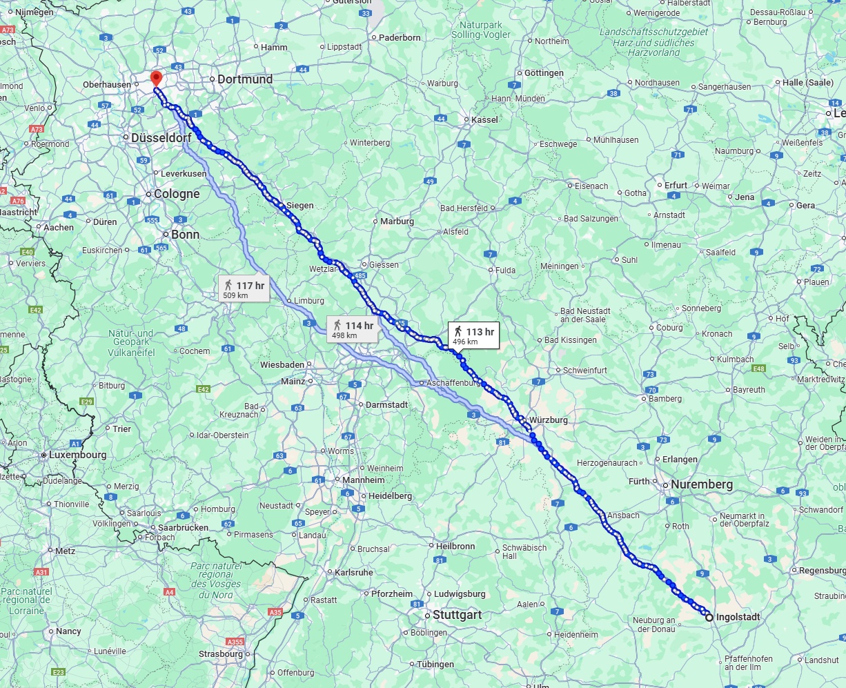 Anreise von Ingolstadt Zu Essen Über 