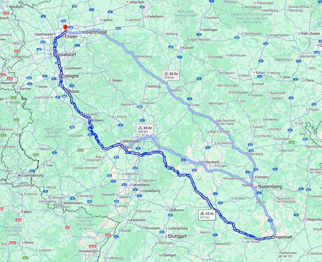 Anreise von Ingolstadt Zu Gelsenkirchen Über 