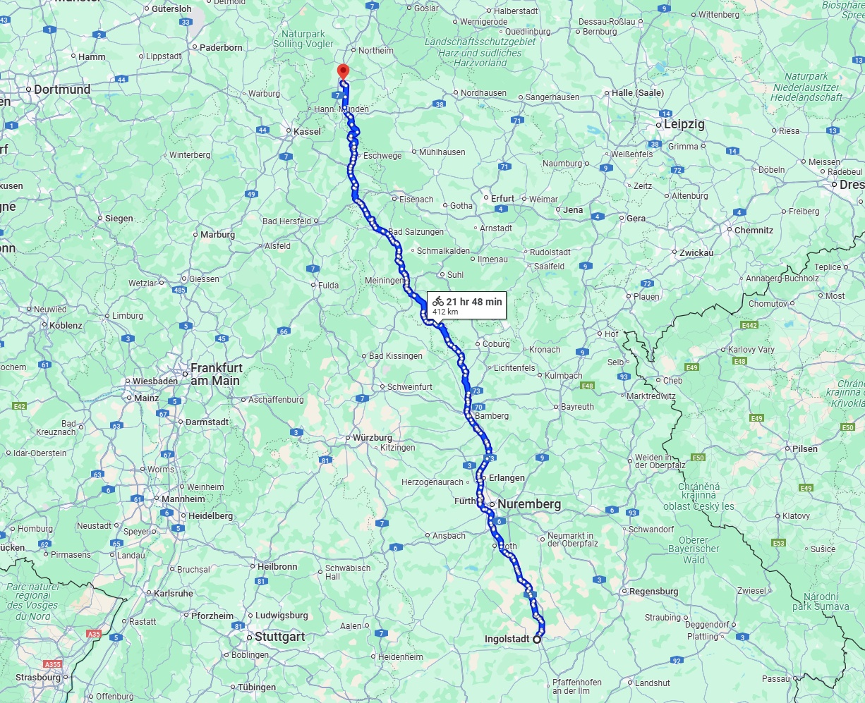 Anreise von Ingolstadt Zu Göttingen Über 
