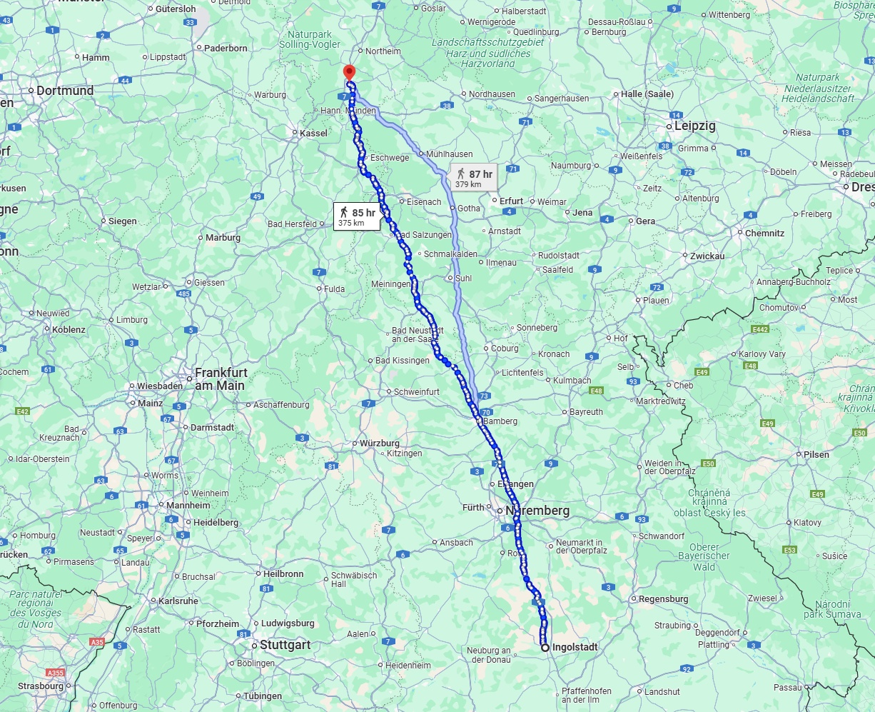 Anreise von Ingolstadt Zu Göttingen Über 