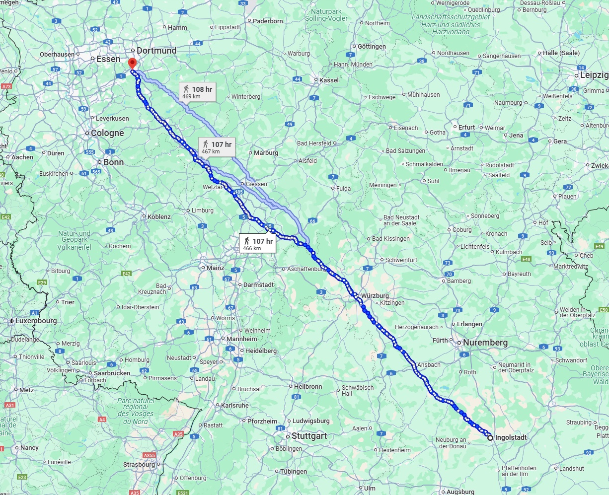 Anreise von Ingolstadt Zu Hagen Über 