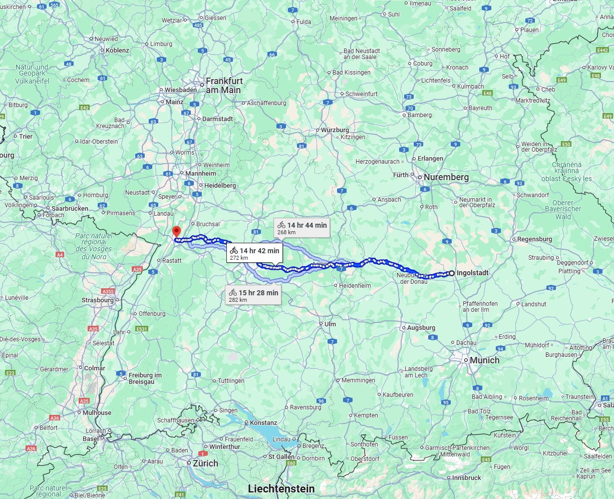 Anreise von Ingolstadt Zu Karlsruhe Über 