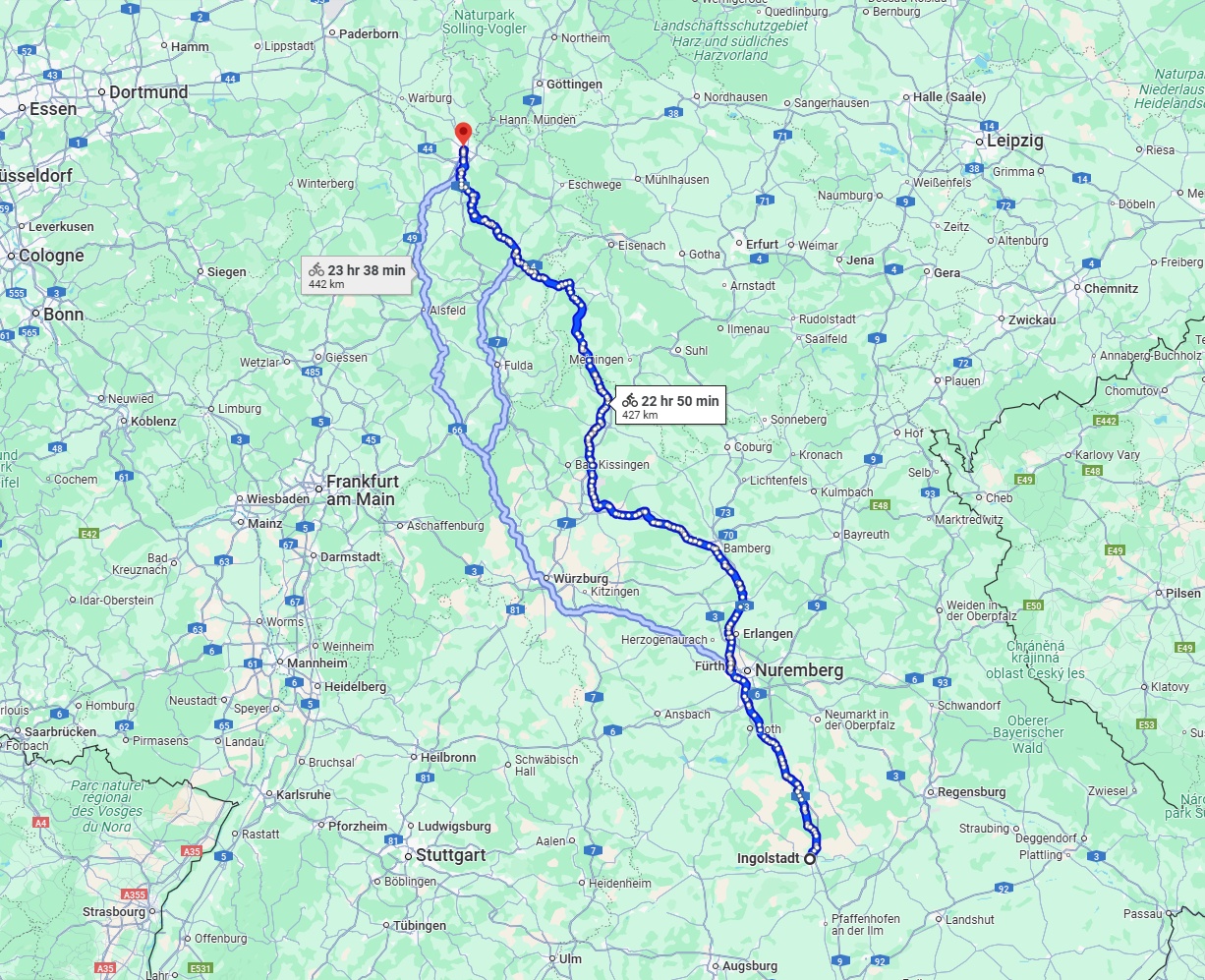 Anreise von Ingolstadt Zu Kassel Über 