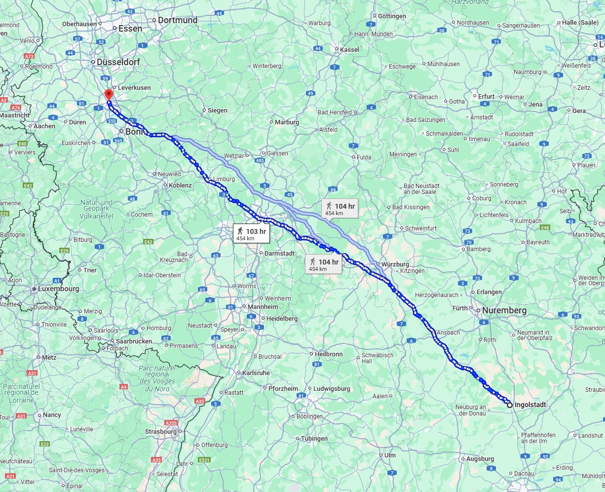 Anreise von Ingolstadt Zu Köln Über 