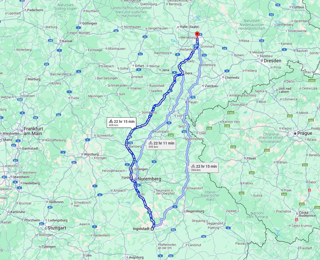 Anreise von Ingolstadt Zu Leipzig Über 