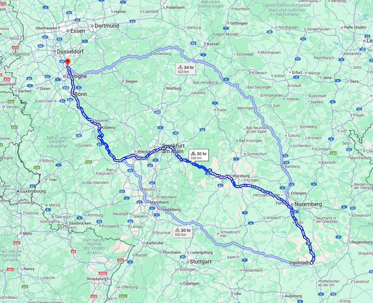 Anreise von Ingolstadt Zu Leverkusen Über 