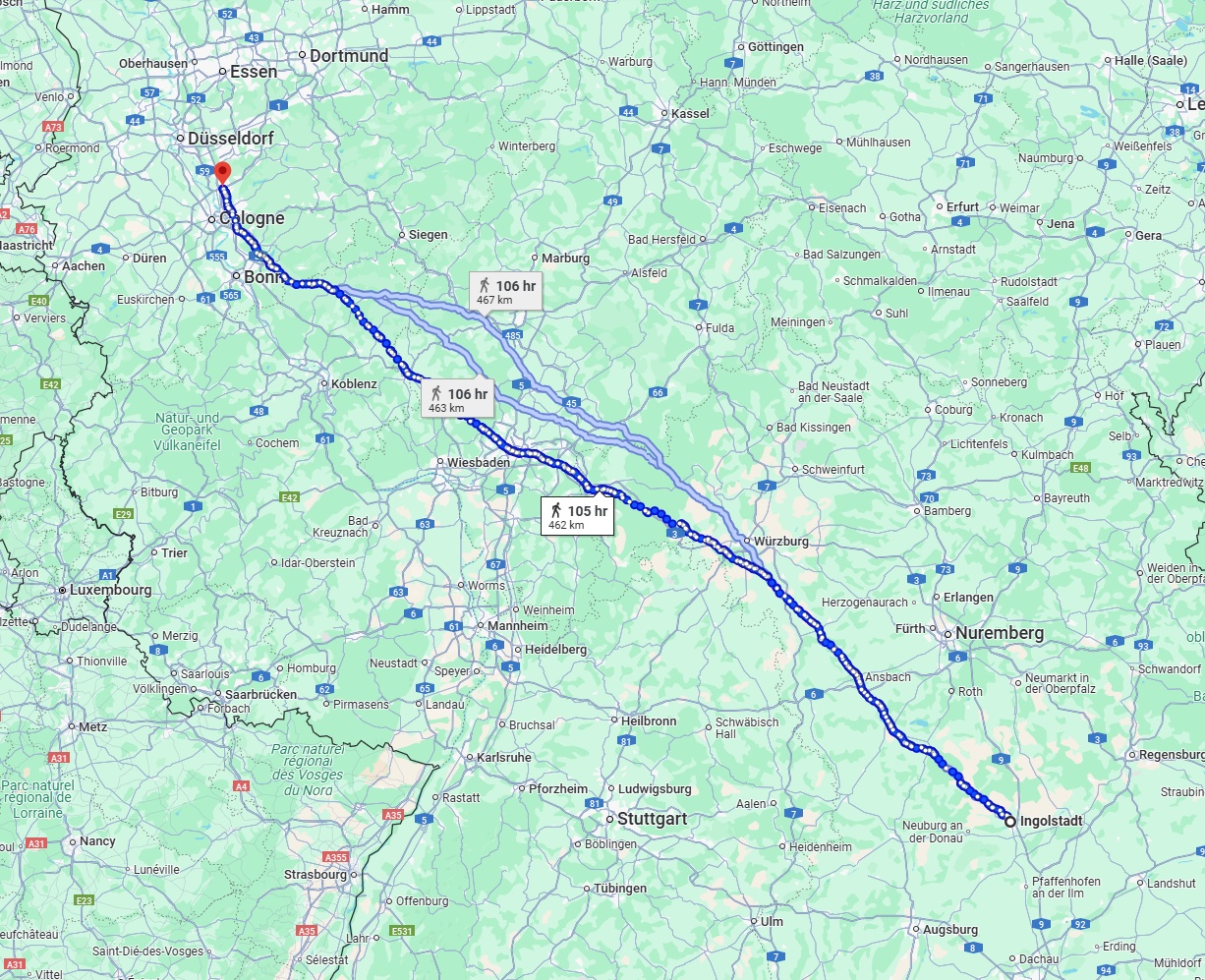 Anreise von Ingolstadt Zu Leverkusen Über 