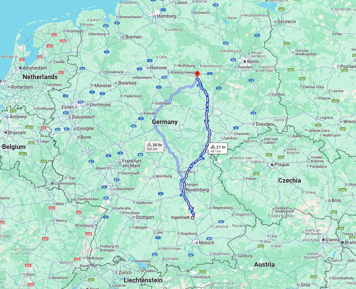 Anreise von Ingolstadt Zu Magdeburg Über 