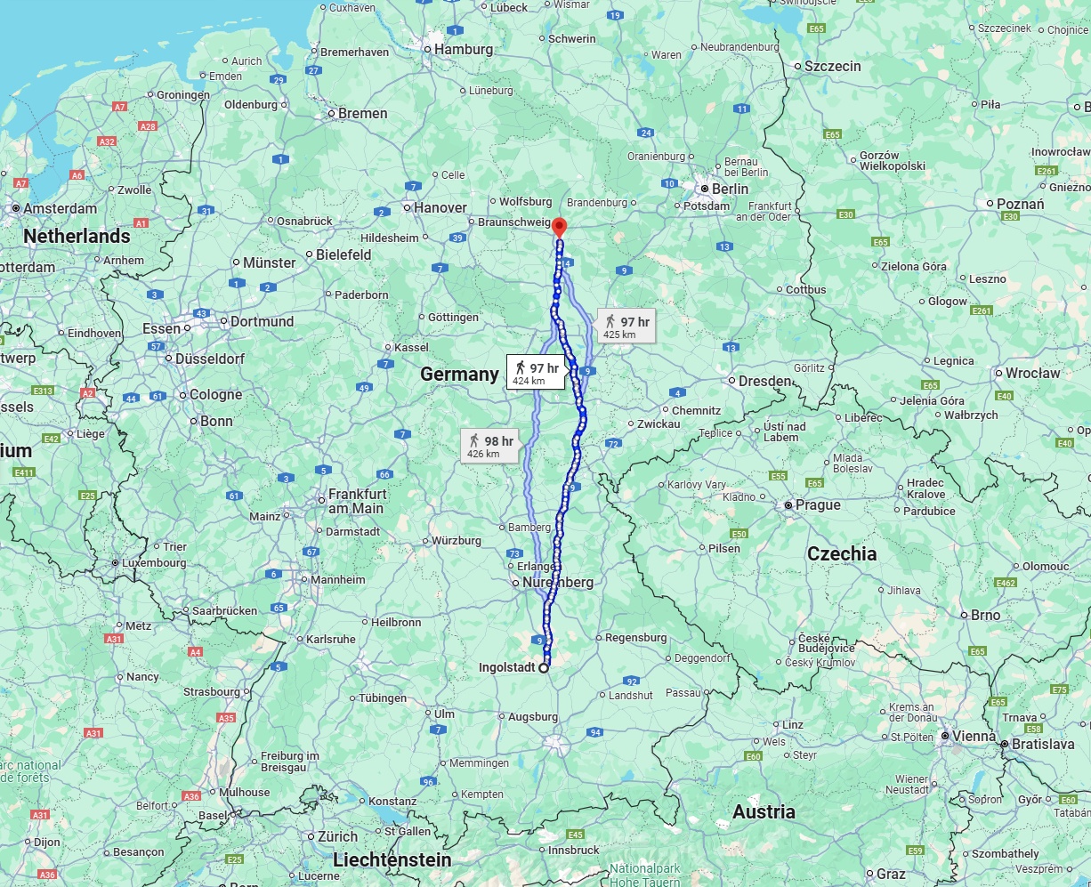 Anreise von Ingolstadt Zu Magdeburg Über 