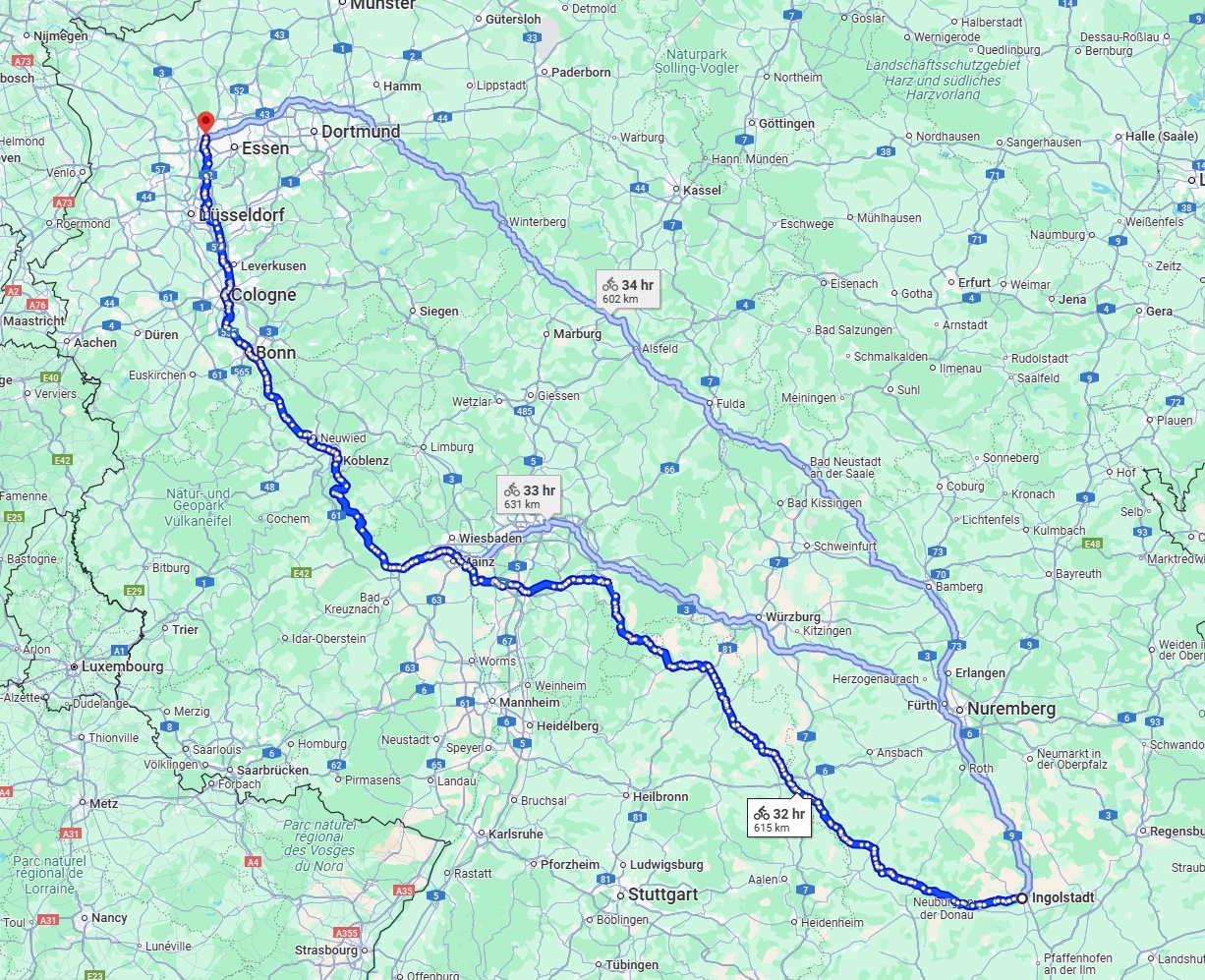 Anreise von Ingolstadt Zu Oberhausen Über 