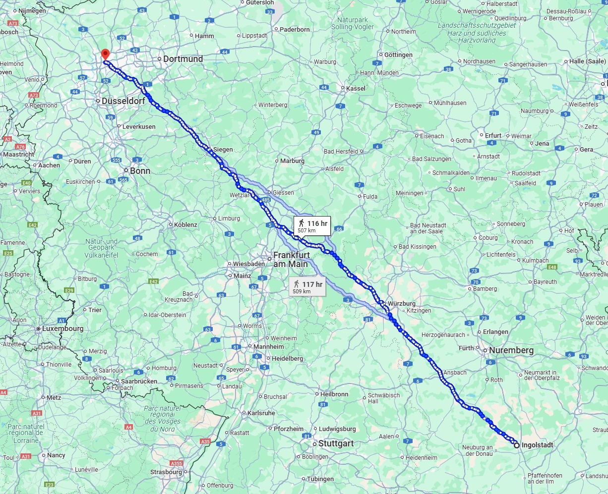 Anreise von Ingolstadt Zu Oberhausen Über 