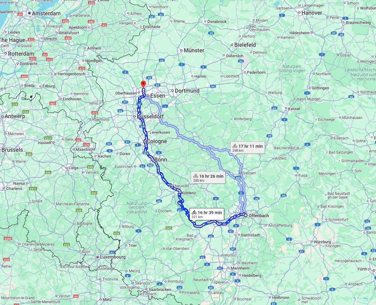 Anreise von Offenbach am Main Zu Bottrop Über 
