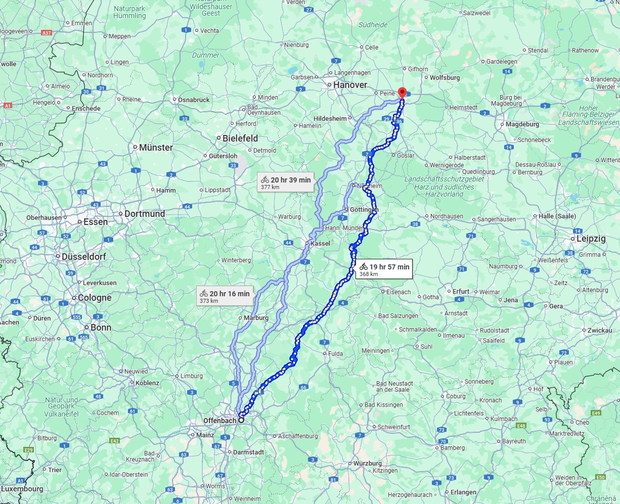 Anreise von Offenbach am Main Zu Braunschweig Über 