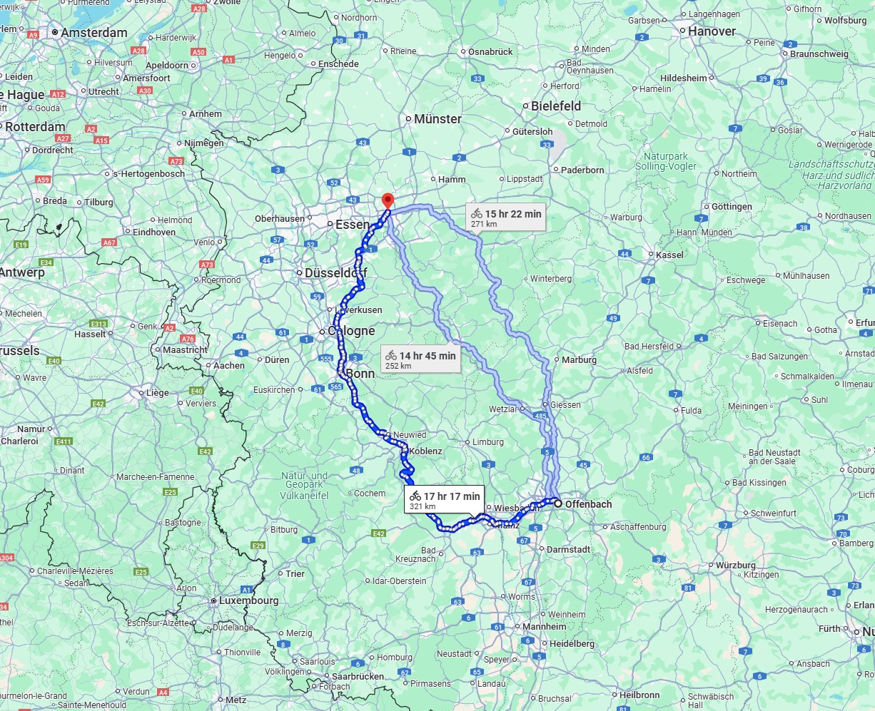 Anreise von Offenbach am Main Zu Dortmund Über 