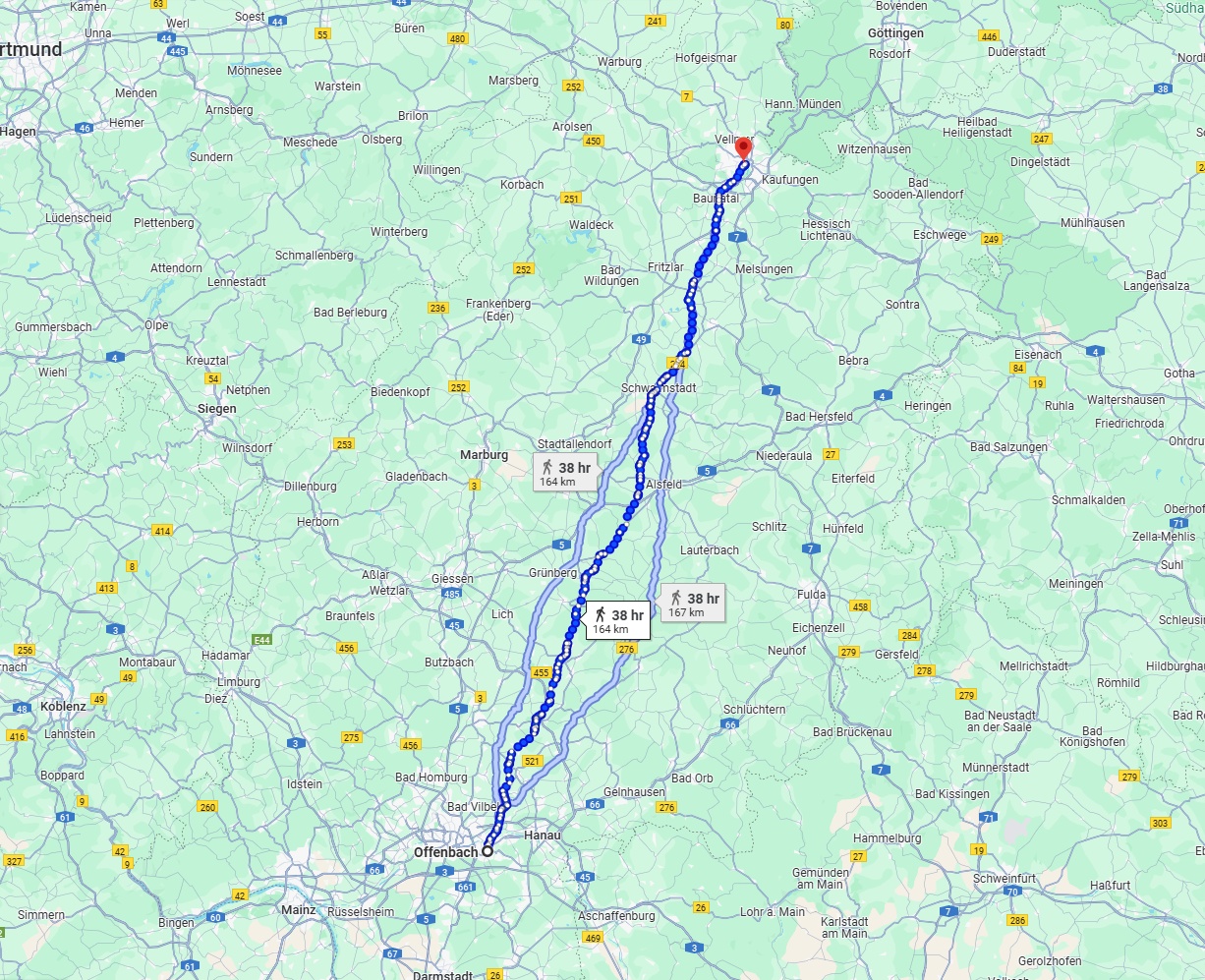 Anreise von Offenbach am Main Zu Kassel Über 