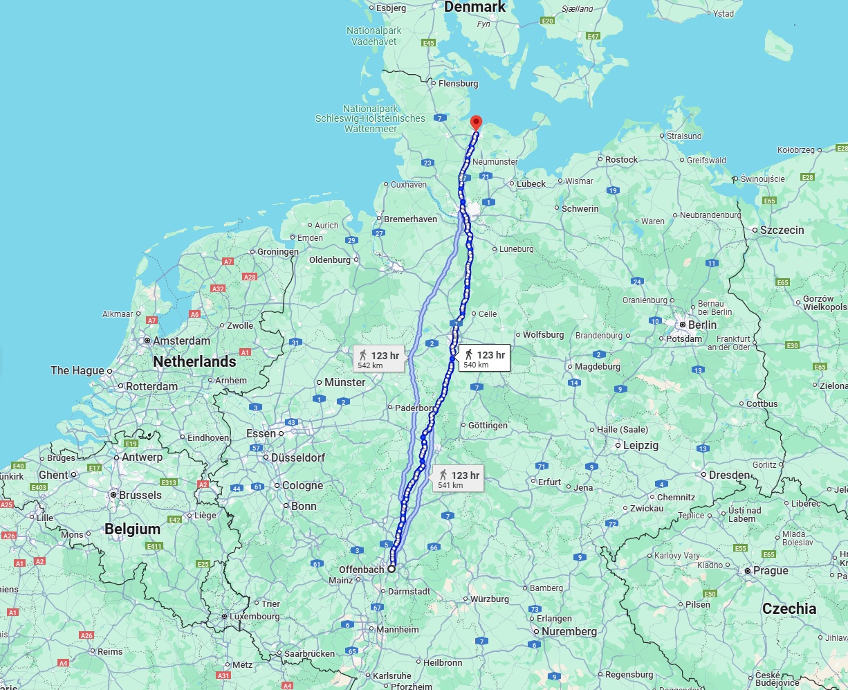 Anreise von Offenbach am Main Zu Kiel Über 