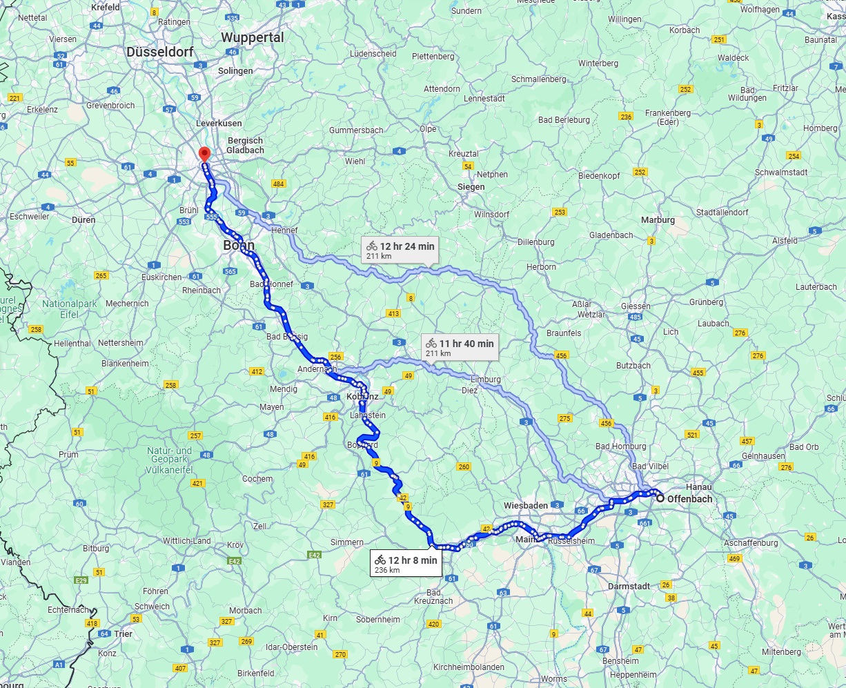 Anreise von Offenbach am Main Zu Köln Über 