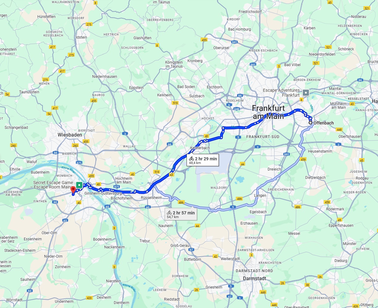 Anreise von Offenbach am Main Zu Mainz Über 
