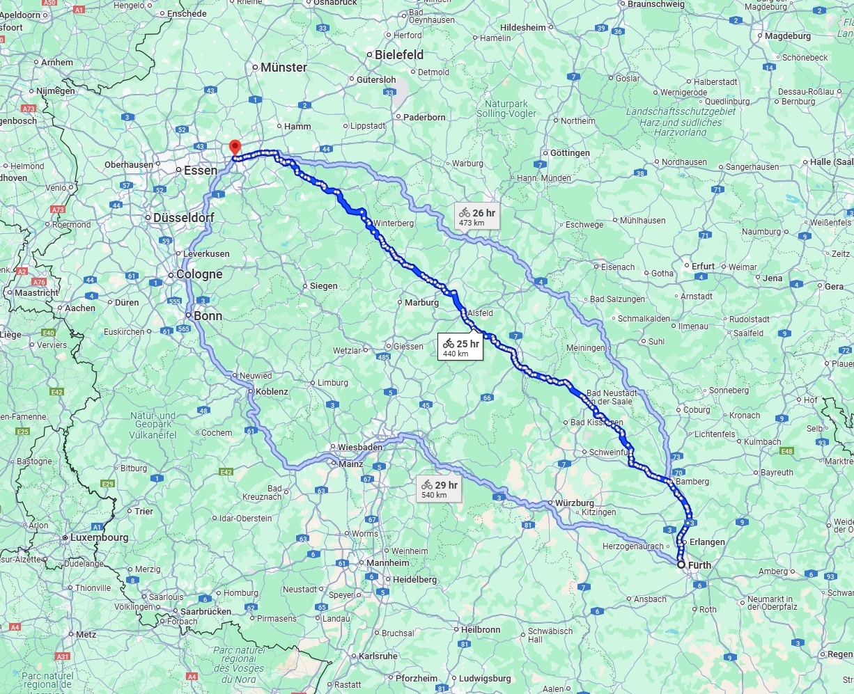 Anreise von Fürth Zu Dortmund Über 
