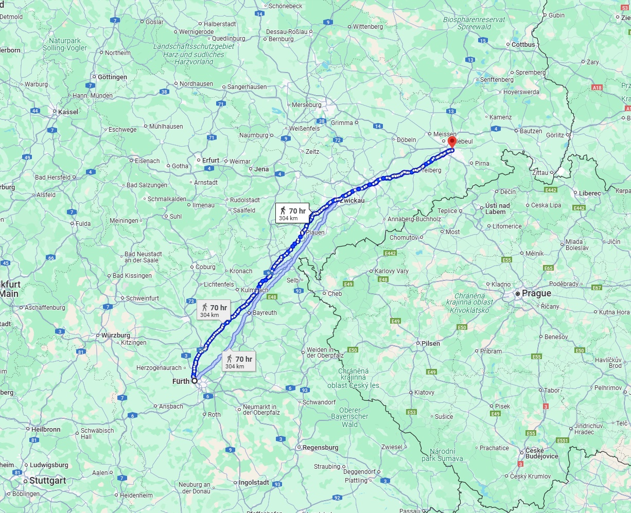 Anreise von Fürth Zu Dresden Über 