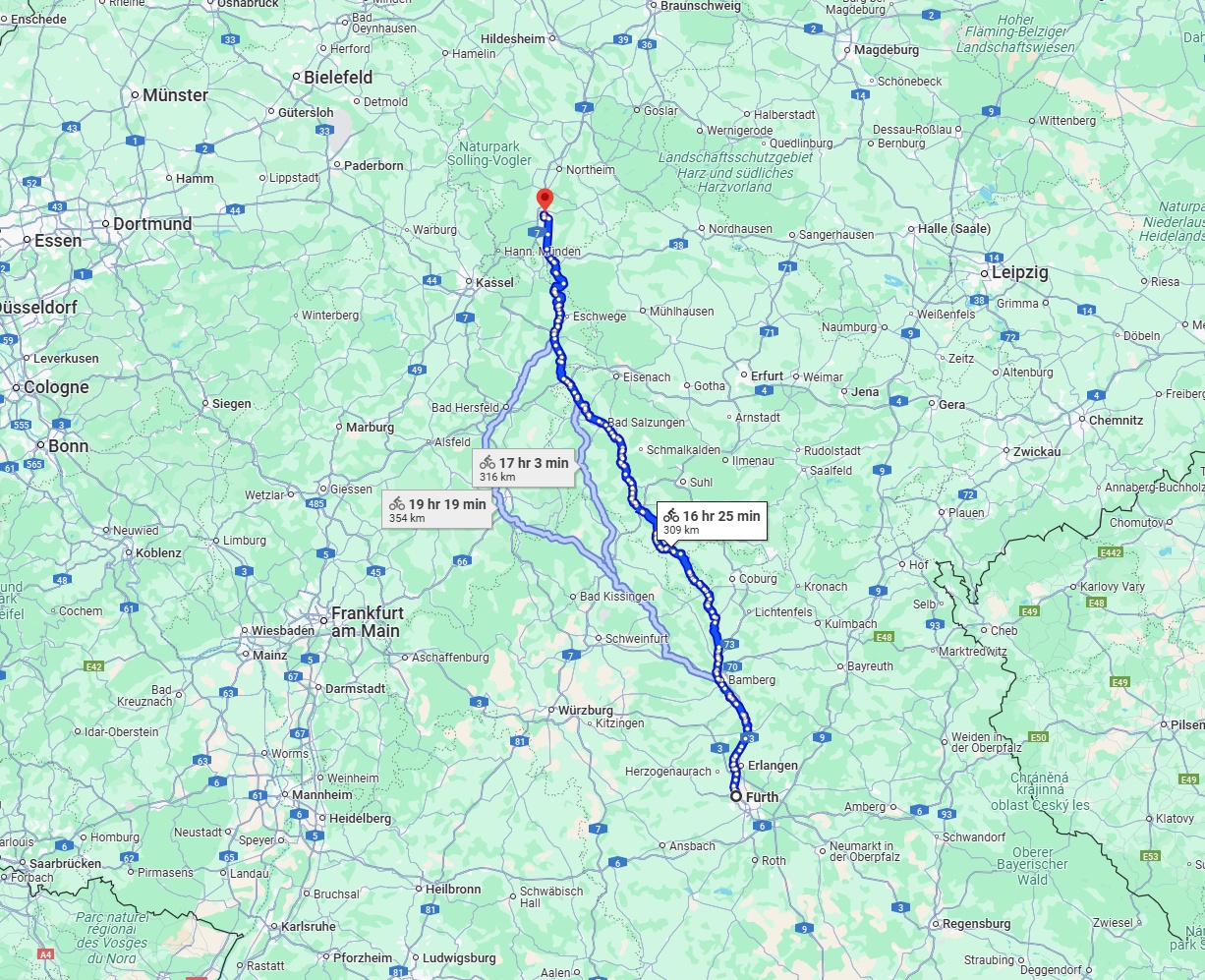 Anreise von Fürth Zu Göttingen Über 