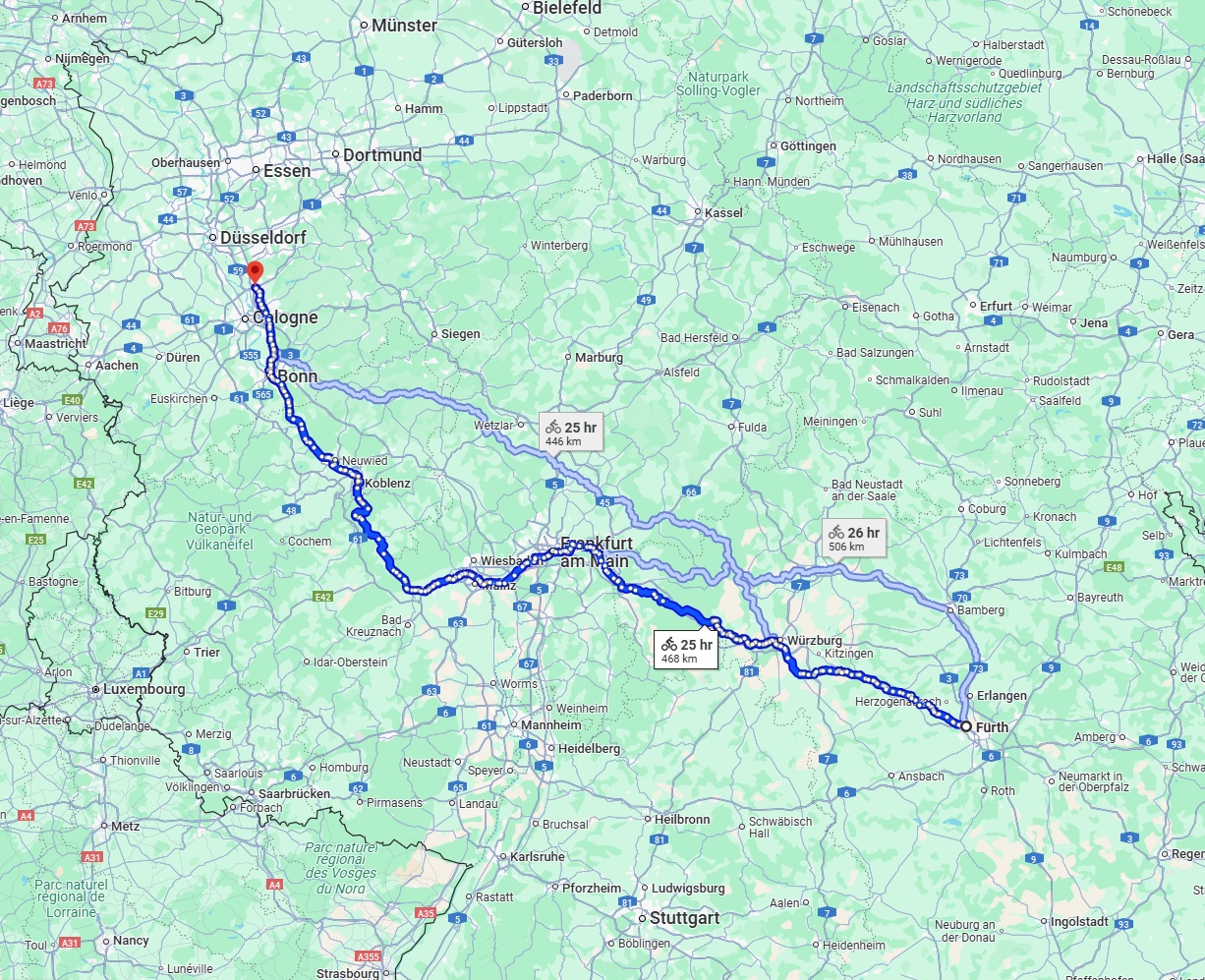Anreise von Fürth Zu Leverkusen Über 