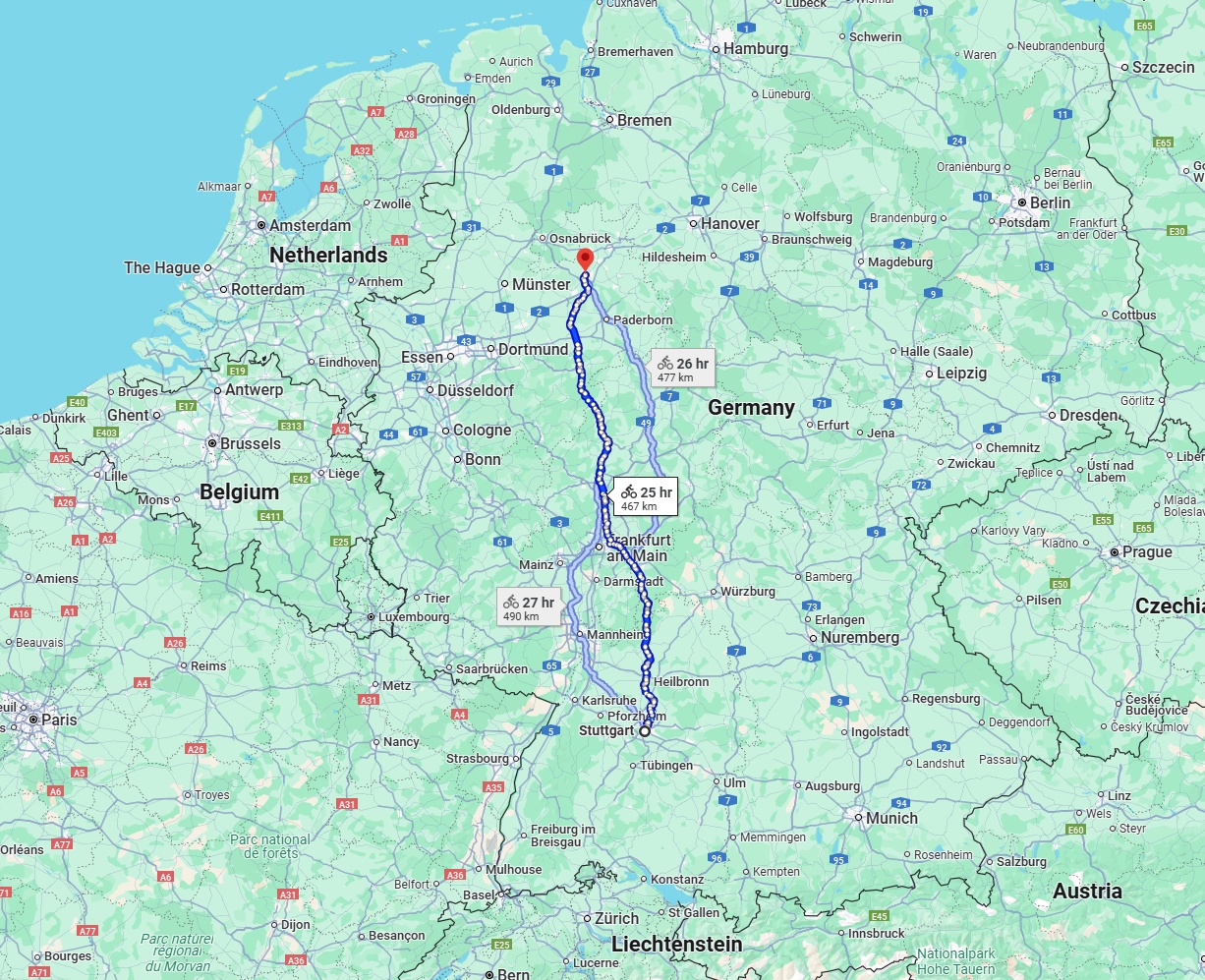 Anreise von Stuttgart Zu Bielefeld Über 
