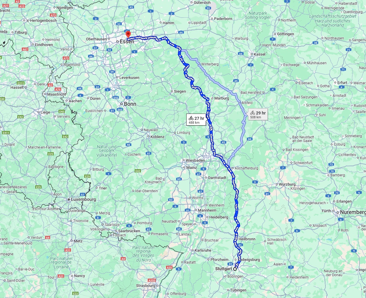 Anreise von Stuttgart Zu Bochum Über 