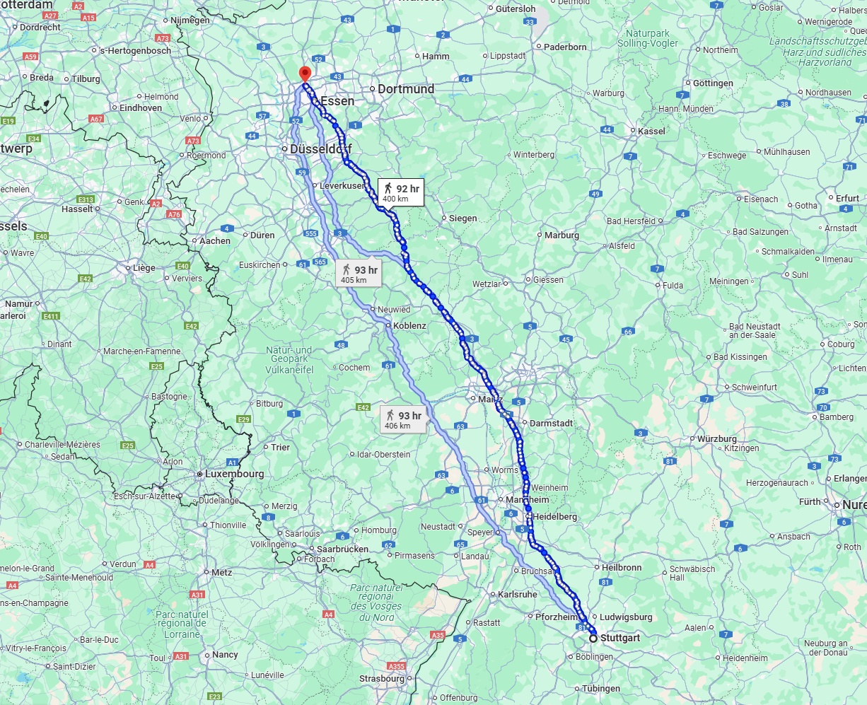 Anreise von Stuttgart Zu Bottrop Über 