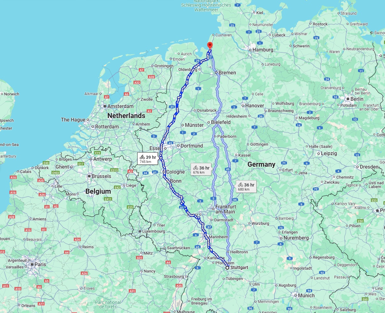 Anreise von Stuttgart Zu Bremerhaven Über 