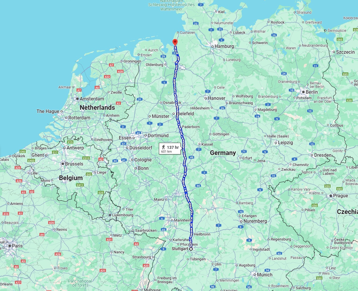 Anreise von Stuttgart Zu Bremerhaven Über 