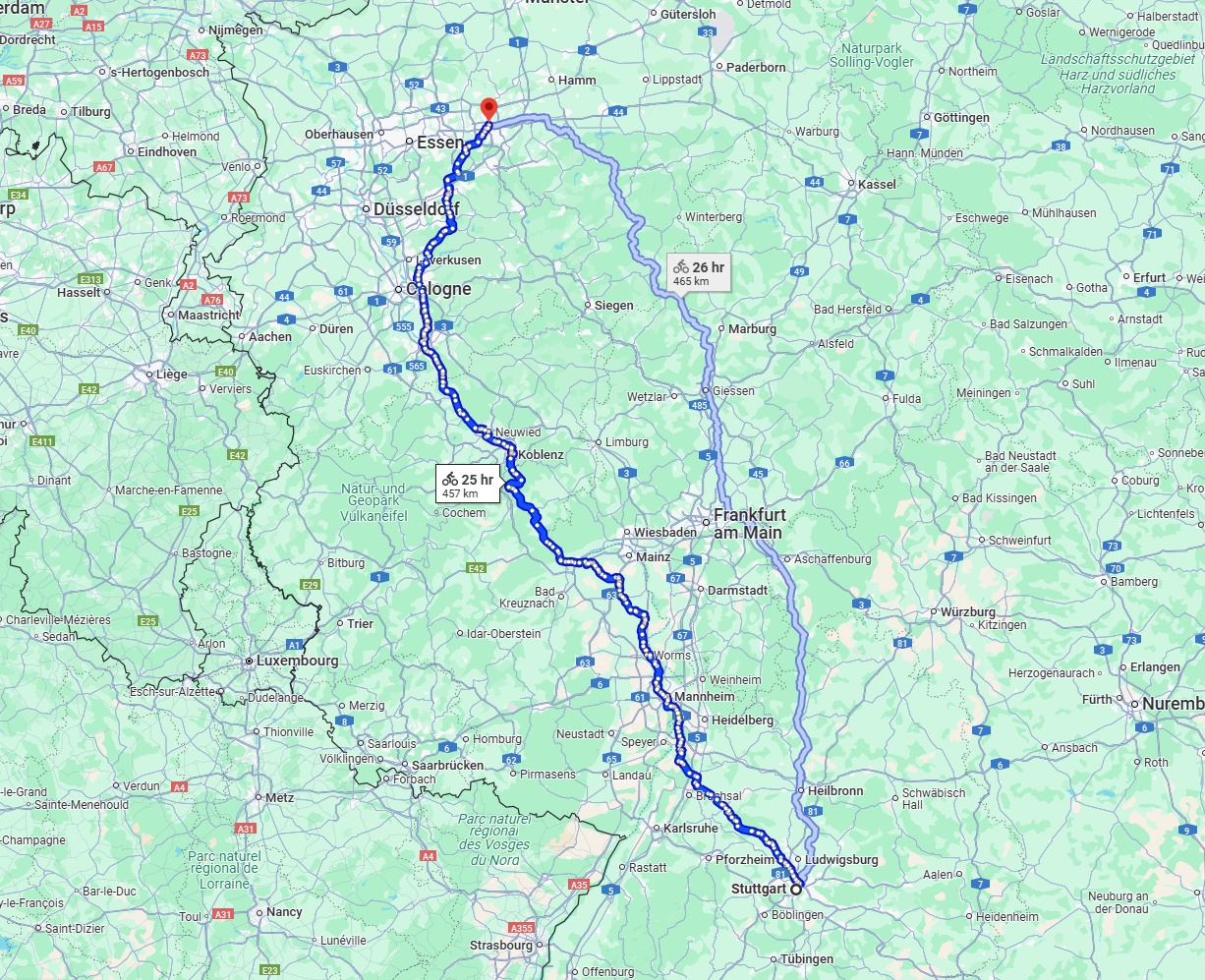 Anreise von Stuttgart Zu Dortmund Über 