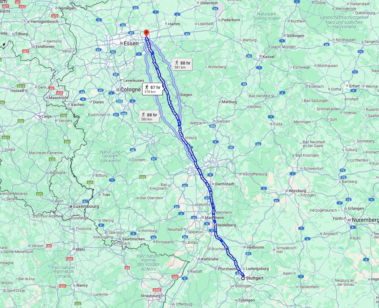 Anreise von Stuttgart Zu Dortmund Über 