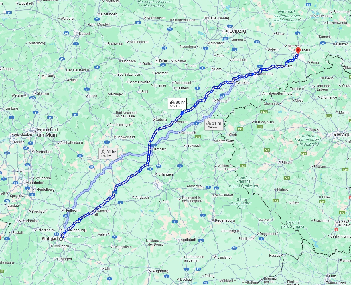 Anreise von Stuttgart Zu Dresden Über 