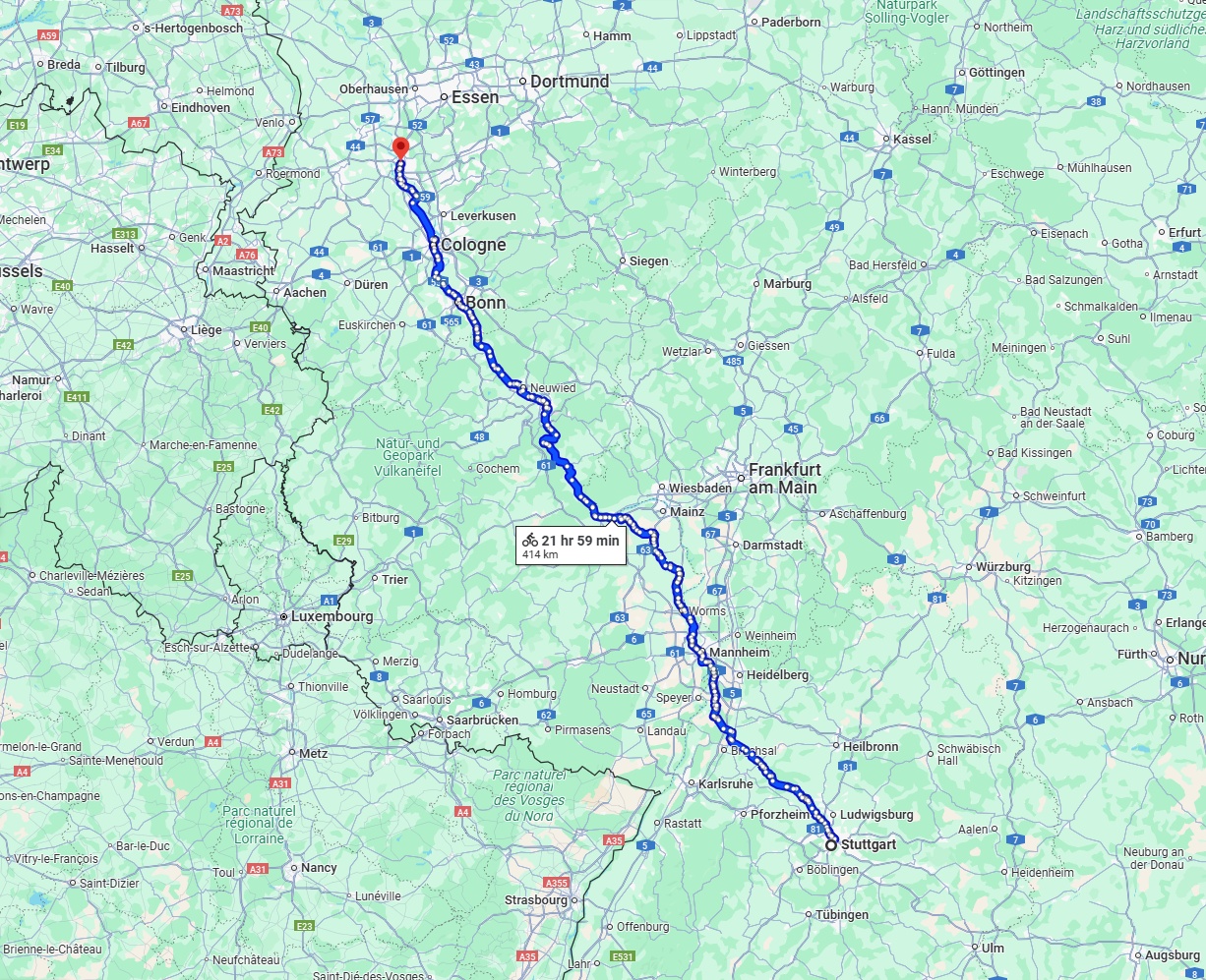 Anreise von Stuttgart Zu Düsseldorf Über 