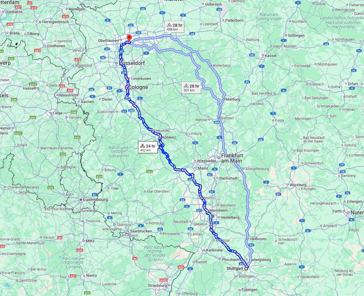 Anreise von Stuttgart Zu Essen Über 