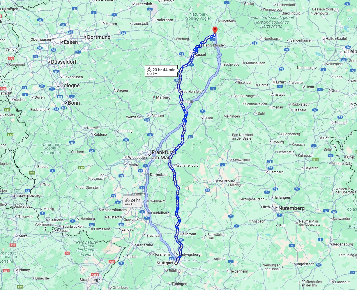 Anreise von Stuttgart Zu Göttingen Über 