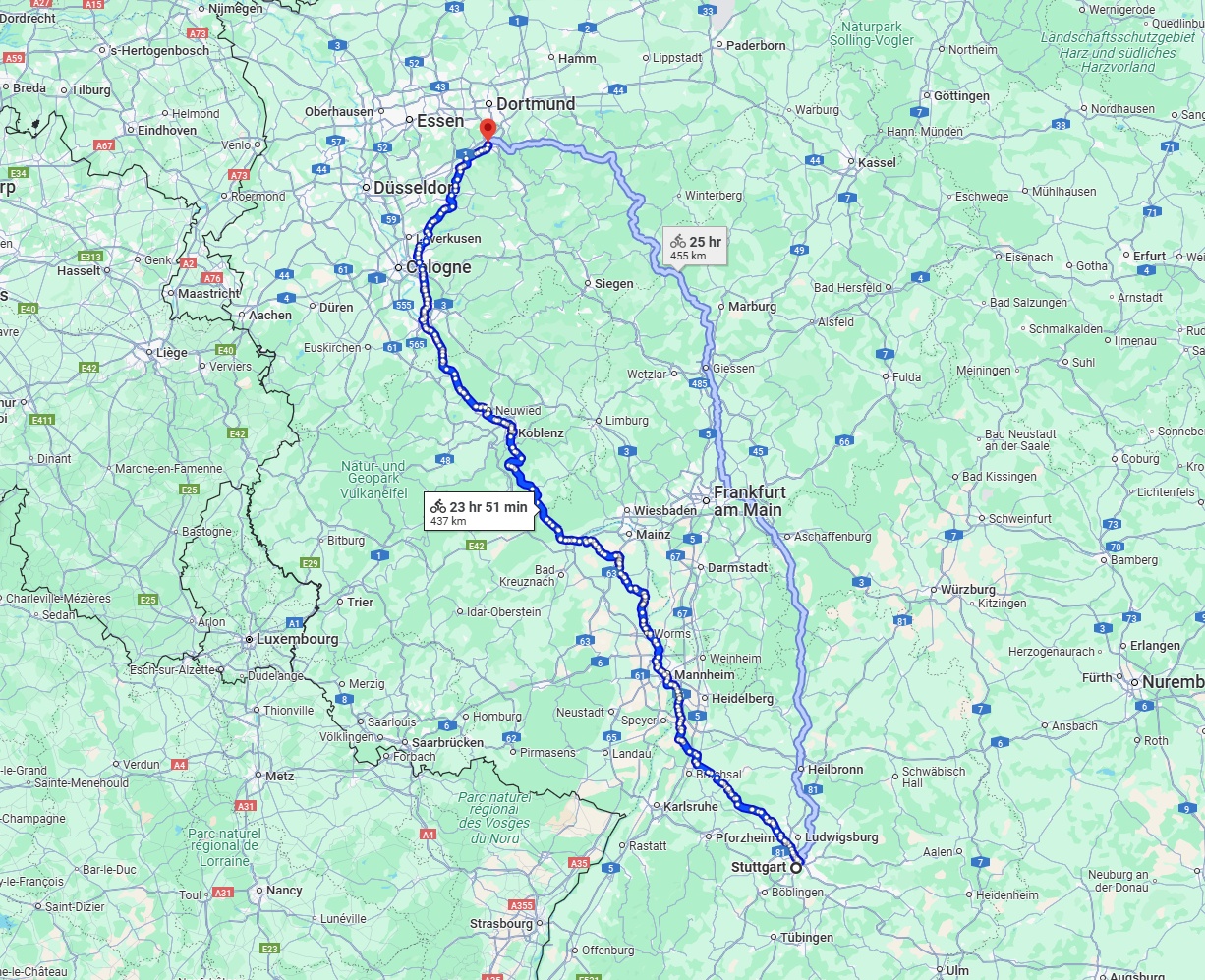 Anreise von Stuttgart Zu Hagen Über 