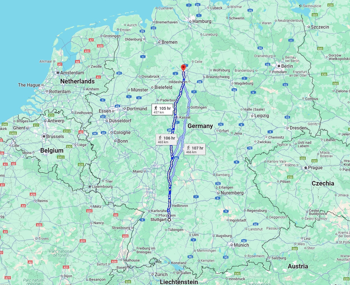 Anreise von Stuttgart Zu Hannover Über 