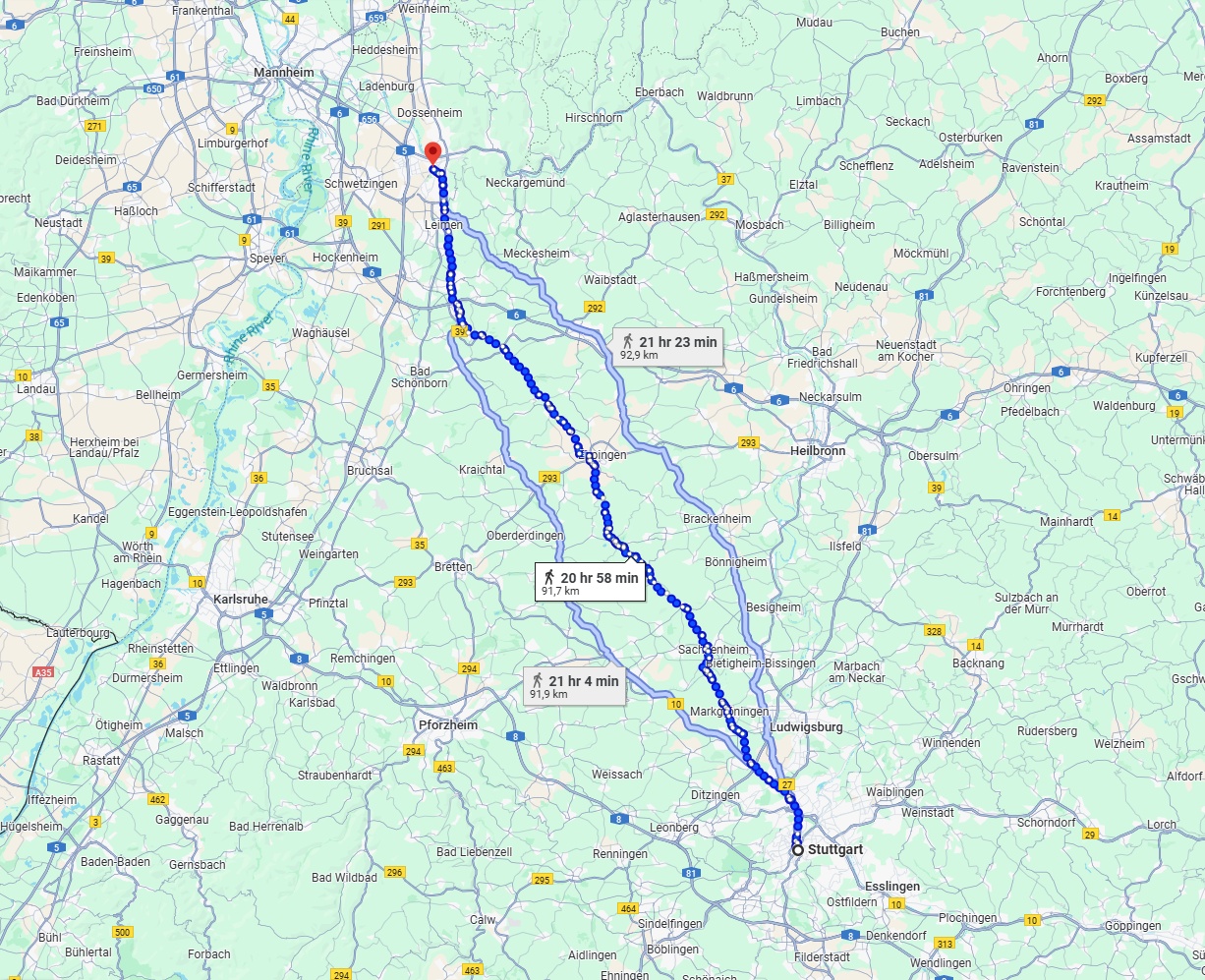 Anreise von Stuttgart Zu Heidelberg Über 