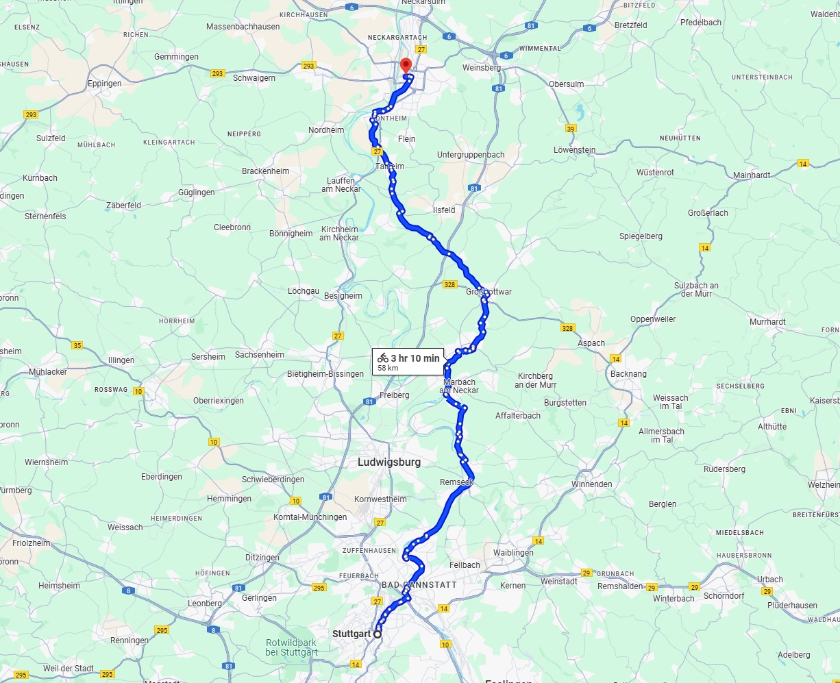 Anreise von Stuttgart Zu Heilbronn Über 