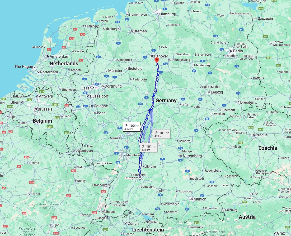 Anreise von Stuttgart Zu Hildesheim Über 
